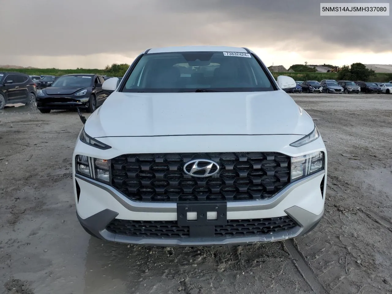 2021 Hyundai Santa Fe Se VIN: 5NMS14AJ5MH337080 Lot: 73832424