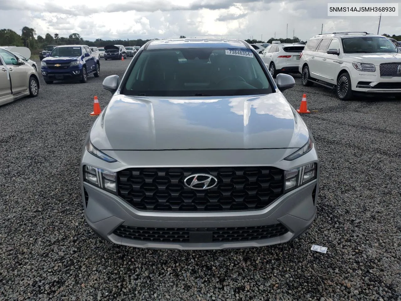 2021 Hyundai Santa Fe Se VIN: 5NMS14AJ5MH368930 Lot: 73848354