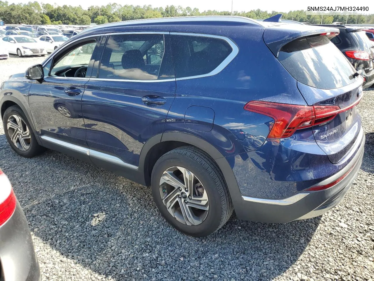 2021 Hyundai Santa Fe Sel VIN: 5NMS24AJ7MH324490 Lot: 74044744