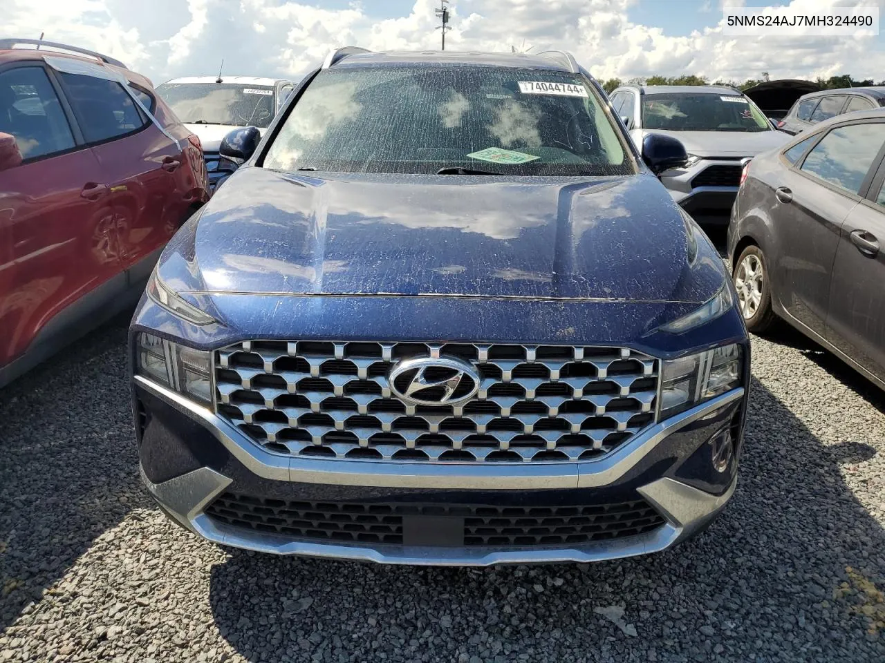 2021 Hyundai Santa Fe Sel VIN: 5NMS24AJ7MH324490 Lot: 74044744