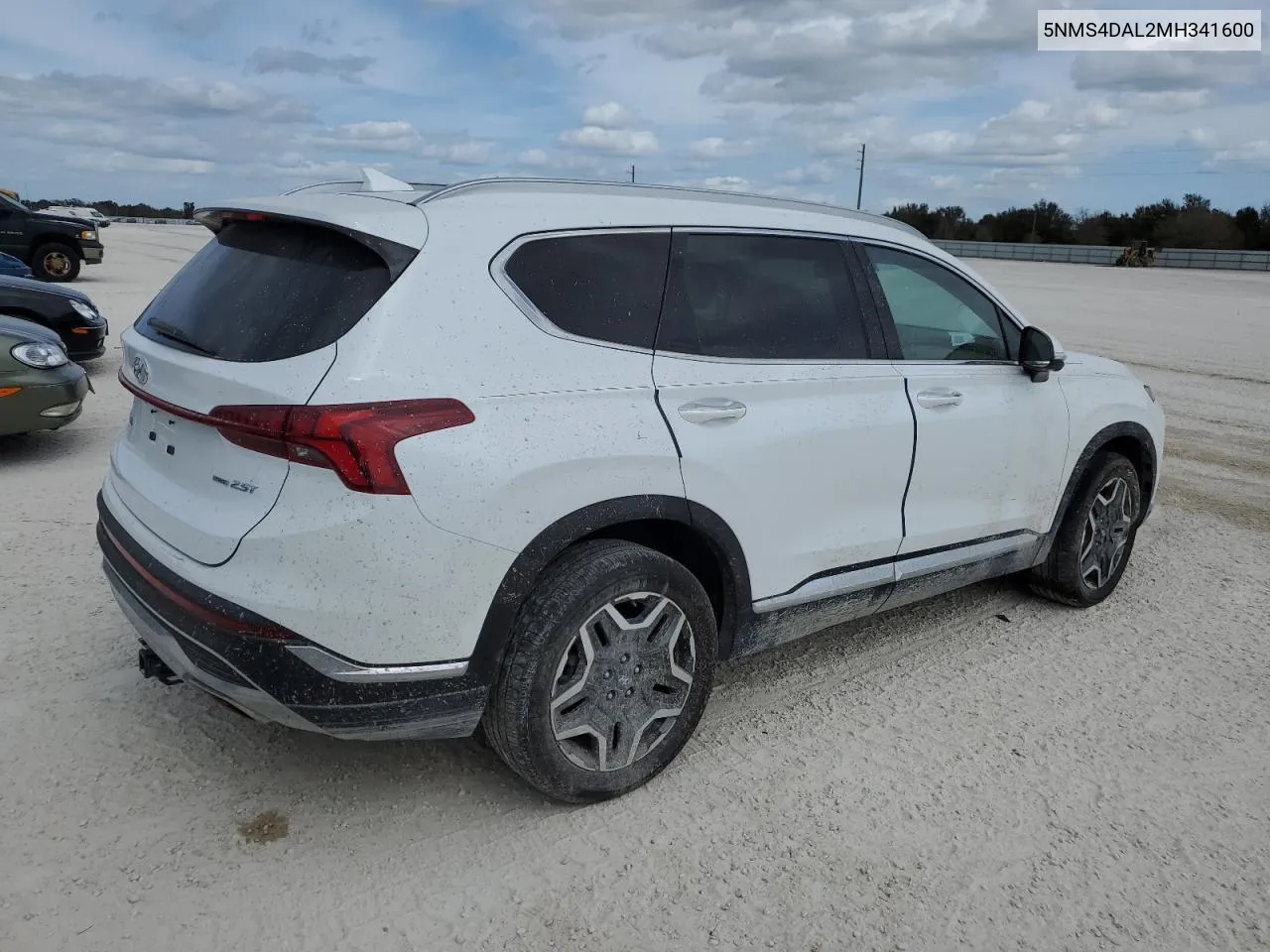 2021 Hyundai Santa Fe Limited VIN: 5NMS4DAL2MH341600 Lot: 74110484