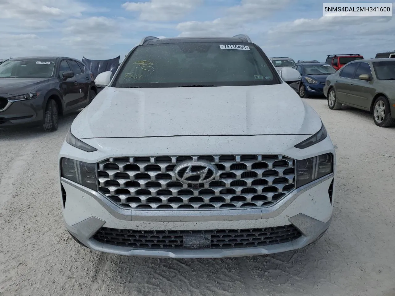 2021 Hyundai Santa Fe Limited VIN: 5NMS4DAL2MH341600 Lot: 74110484