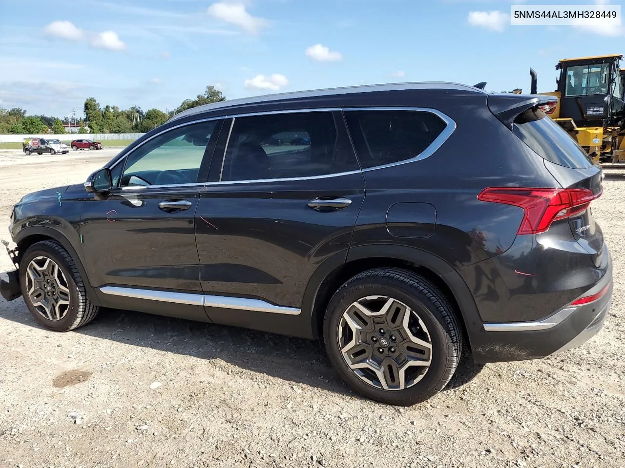 2021 Hyundai Santa Fe Limited VIN: 5NMS44AL3MH328449 Lot: 74230694