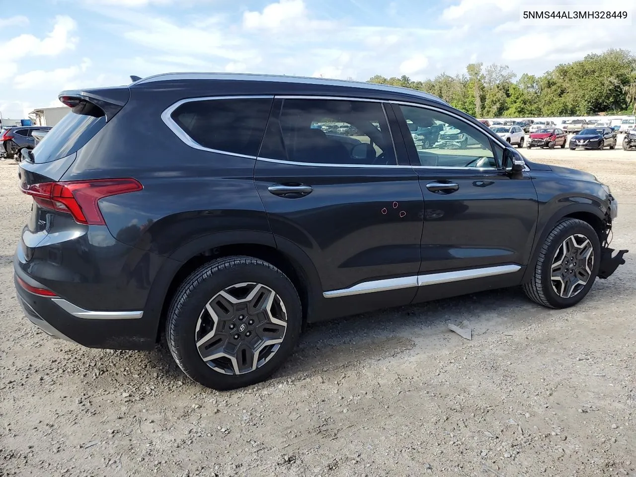 2021 Hyundai Santa Fe Limited VIN: 5NMS44AL3MH328449 Lot: 74230694