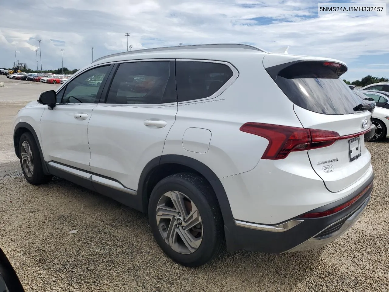 2021 Hyundai Santa Fe Sel VIN: 5NMS24AJ5MH332457 Lot: 74380644