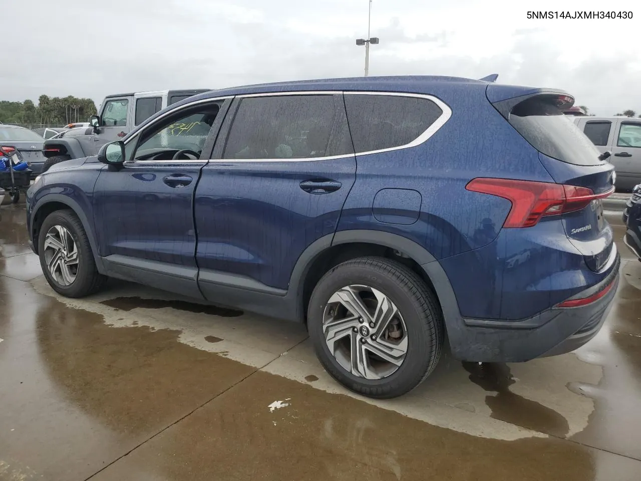 2021 Hyundai Santa Fe Se VIN: 5NMS14AJXMH340430 Lot: 74538954