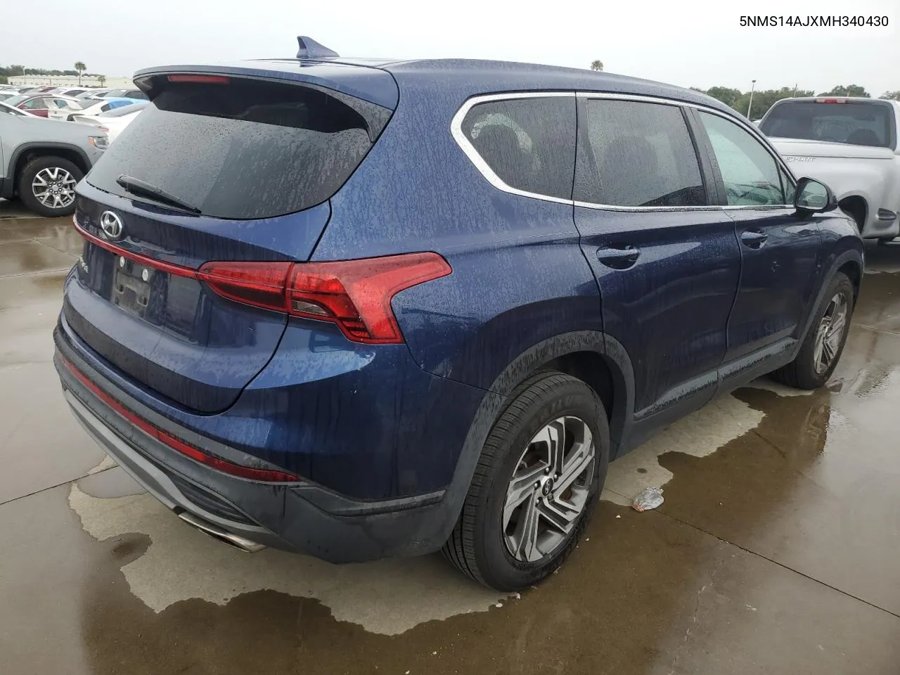 2021 Hyundai Santa Fe Se VIN: 5NMS14AJXMH340430 Lot: 74538954