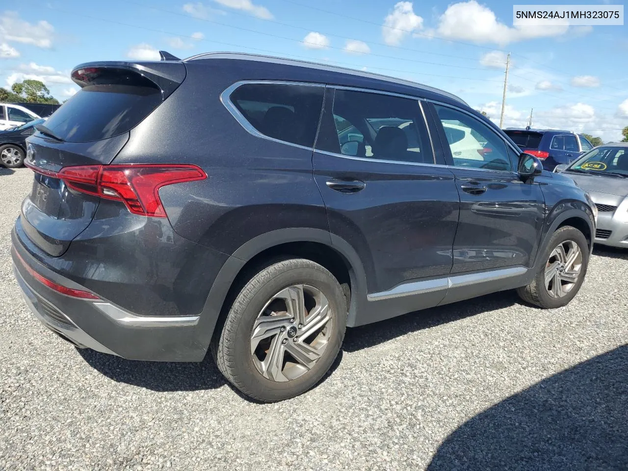 2021 Hyundai Santa Fe Sel VIN: 5NMS24AJ1MH323075 Lot: 74629884