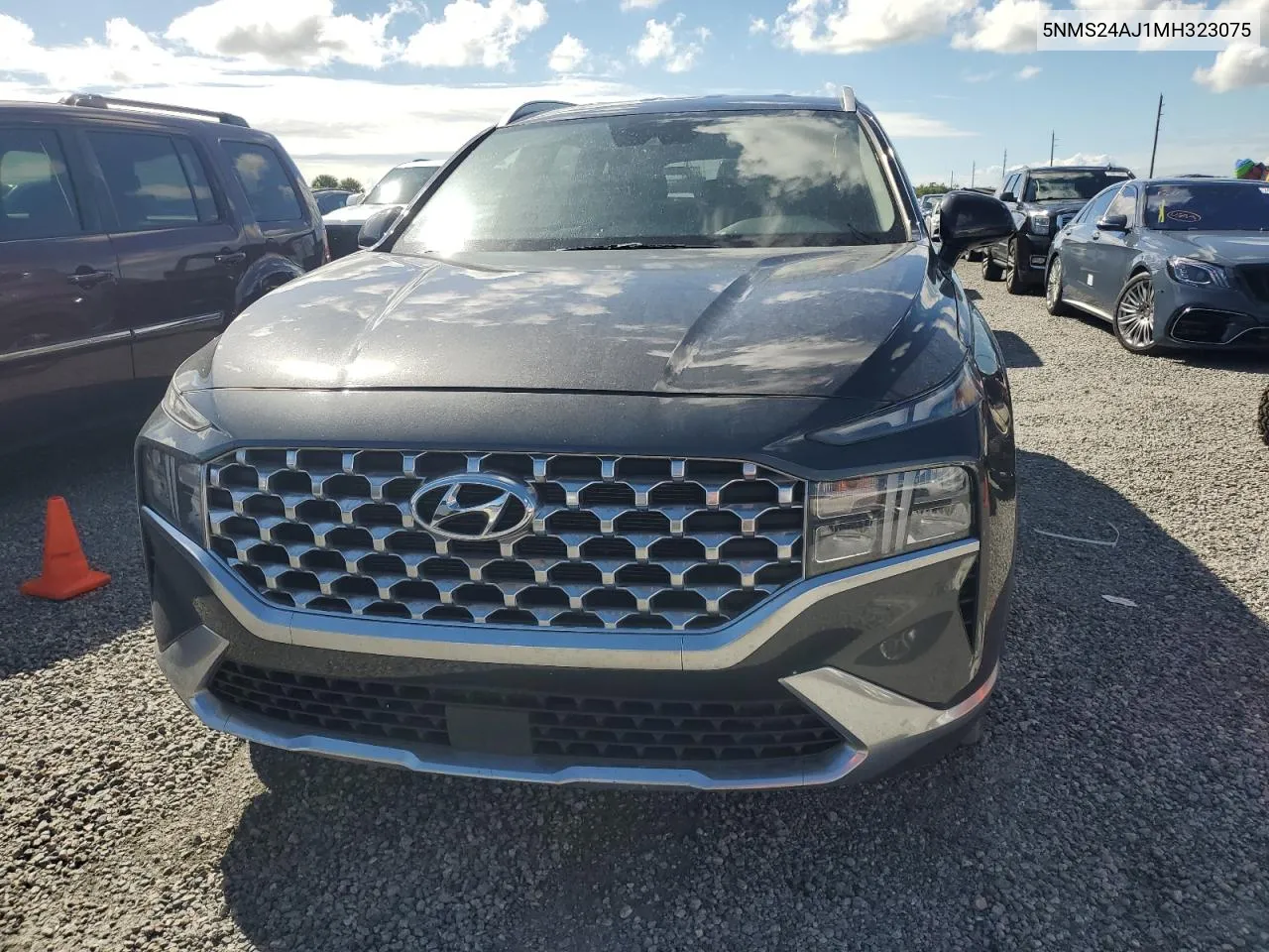 2021 Hyundai Santa Fe Sel VIN: 5NMS24AJ1MH323075 Lot: 74629884