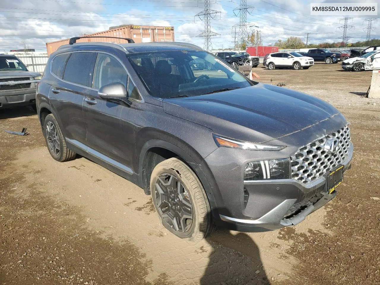 2021 Hyundai Santa Fe Limited VIN: KM8S5DA12MU009995 Lot: 75849194