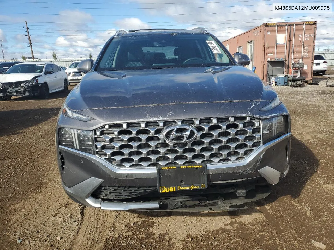 2021 Hyundai Santa Fe Limited VIN: KM8S5DA12MU009995 Lot: 75849194