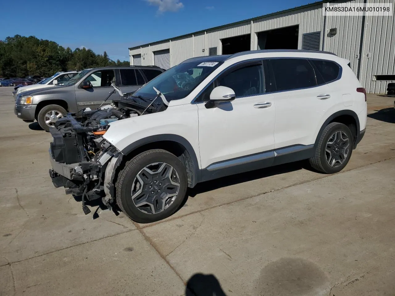 2021 Hyundai Santa Fe Sel Premium VIN: KM8S3DA16MU010198 Lot: 75877724