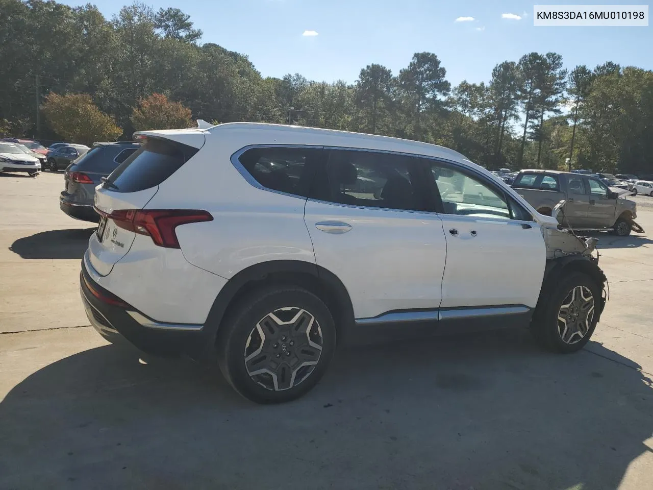 2021 Hyundai Santa Fe Sel Premium VIN: KM8S3DA16MU010198 Lot: 75877724