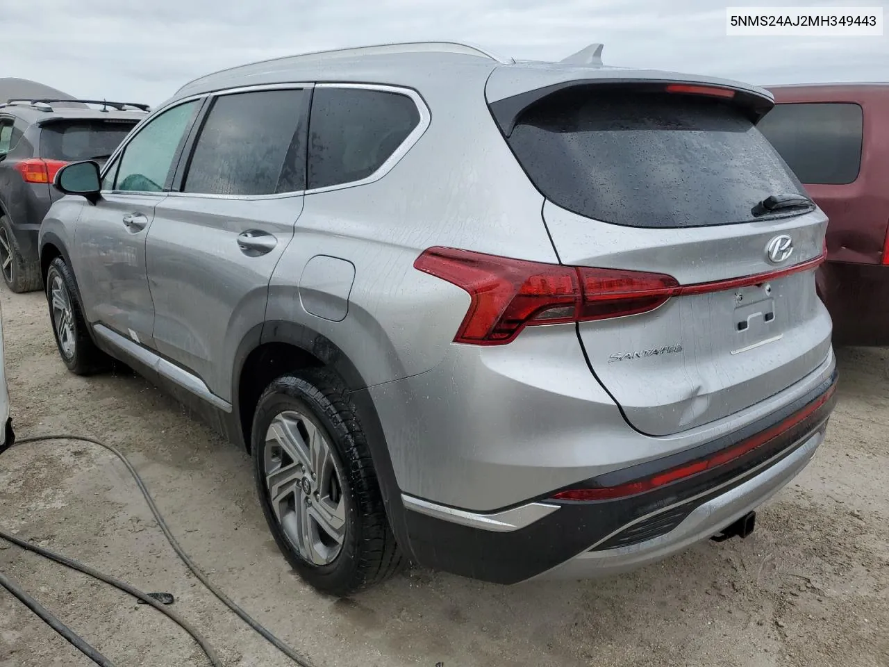 2021 Hyundai Santa Fe Sel VIN: 5NMS24AJ2MH349443 Lot: 75909984