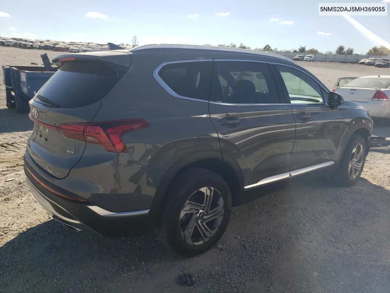 2021 Hyundai Santa Fe Sel VIN: 5NMS2DAJ5MH369055 Lot: 75956244