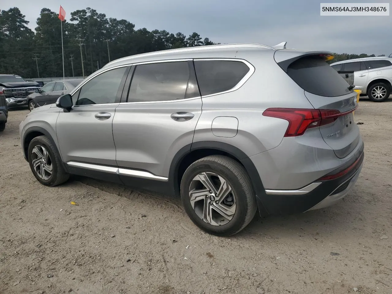 2021 Hyundai Santa Fe Sel VIN: 5NMS64AJ3MH348676 Lot: 76083314