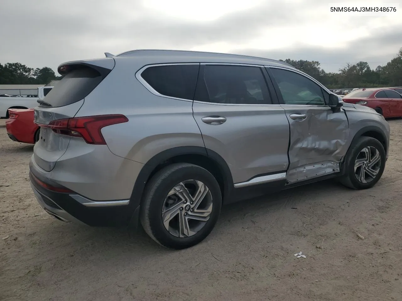 2021 Hyundai Santa Fe Sel VIN: 5NMS64AJ3MH348676 Lot: 76083314