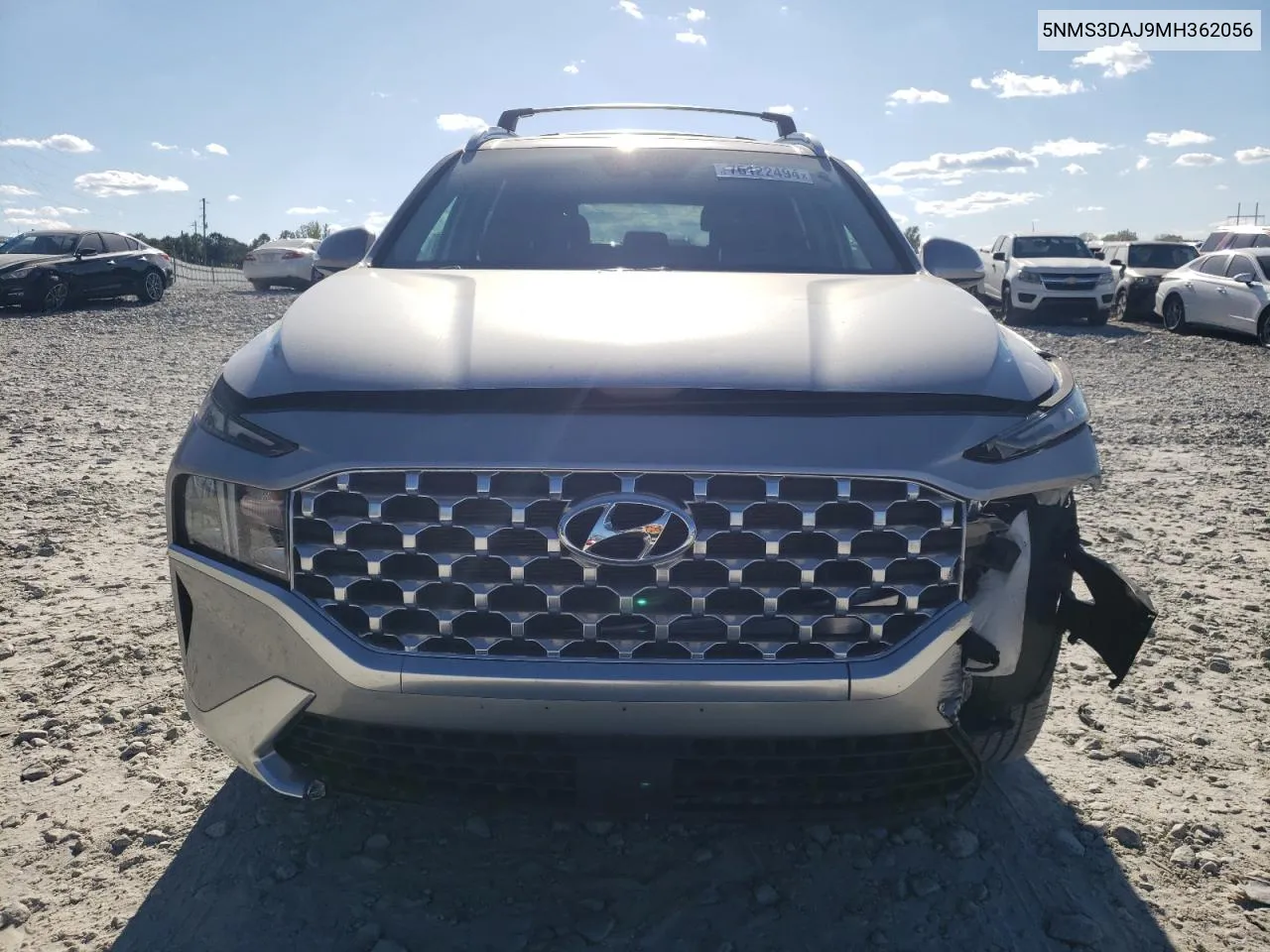 2021 Hyundai Santa Fe Sel VIN: 5NMS3DAJ9MH362056 Lot: 76122494