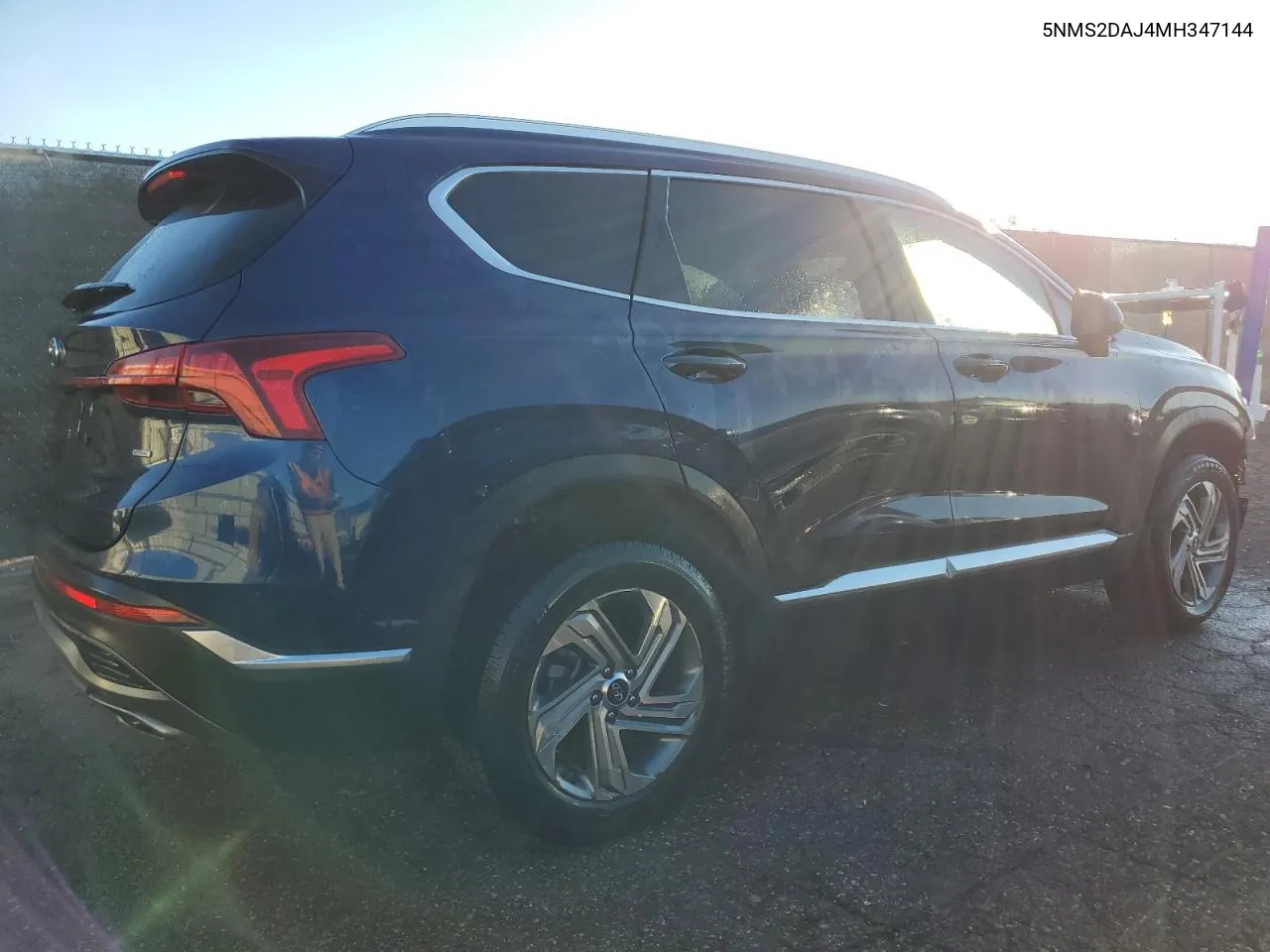 2021 Hyundai Santa Fe Sel VIN: 5NMS2DAJ4MH347144 Lot: 76553304