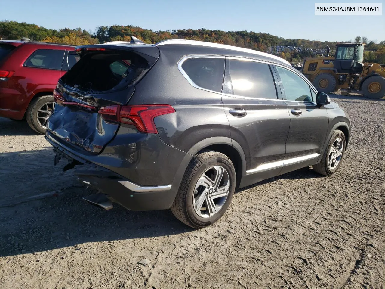 5NMS34AJ8MH364641 2021 Hyundai Santa Fe Sel