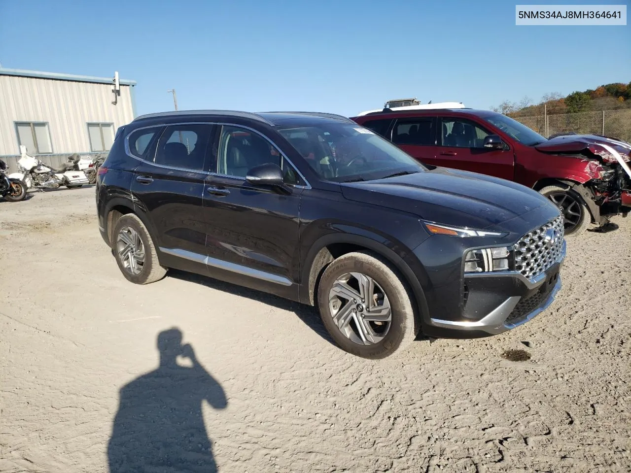 2021 Hyundai Santa Fe Sel VIN: 5NMS34AJ8MH364641 Lot: 77109144