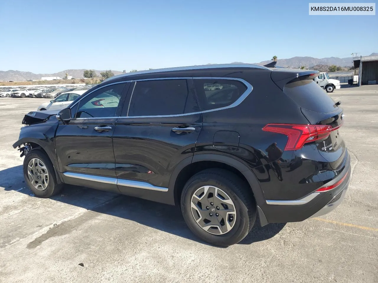 2021 Hyundai Santa Fe Blue VIN: KM8S2DA16MU008325 Lot: 77425294