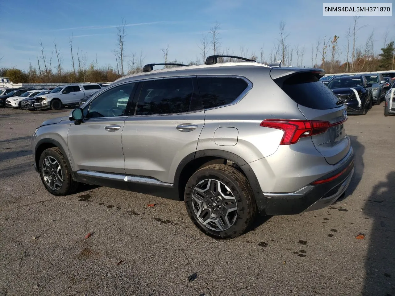 2021 Hyundai Santa Fe Limited VIN: 5NMS4DAL5MH371870 Lot: 77763774