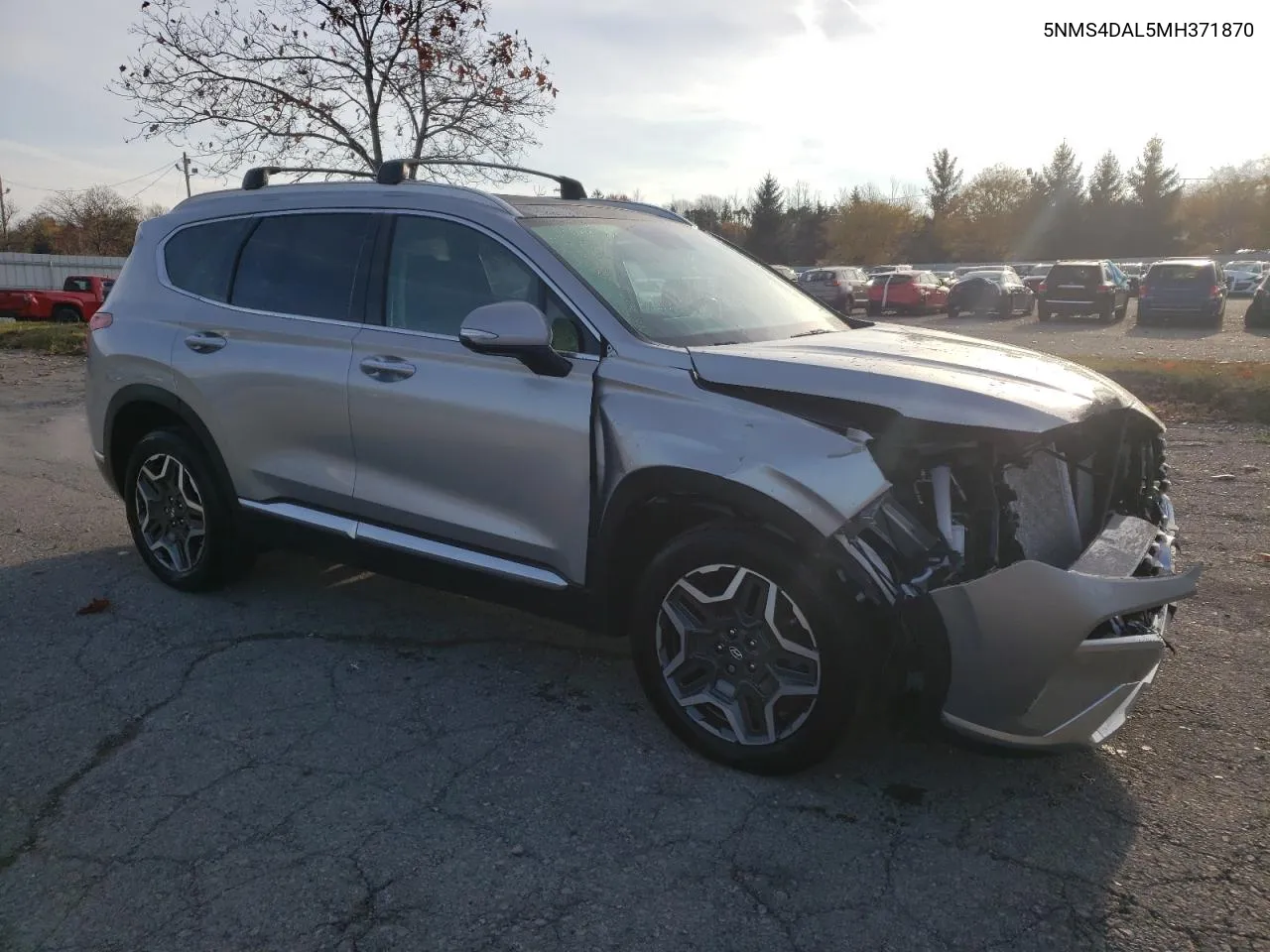 2021 Hyundai Santa Fe Limited VIN: 5NMS4DAL5MH371870 Lot: 77763774