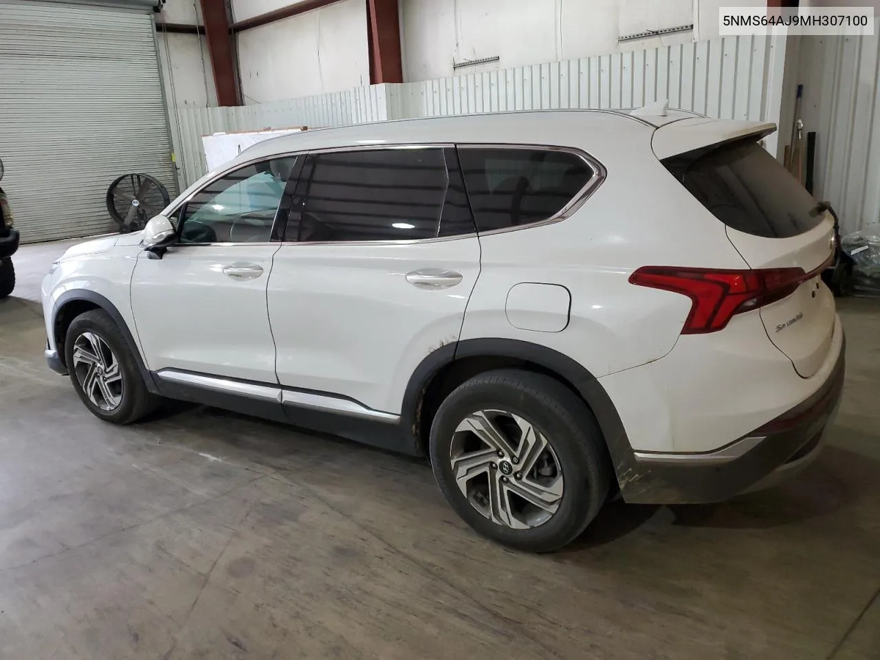 2021 Hyundai Santa Fe Sel VIN: 5NMS64AJ9MH307100 Lot: 78017524