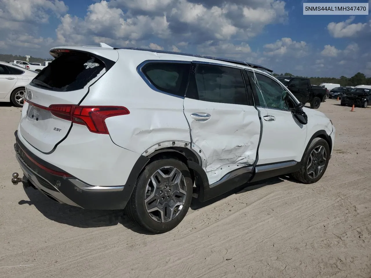 2021 Hyundai Santa Fe Limited VIN: 5NMS44AL1MH347470 Lot: 78363584