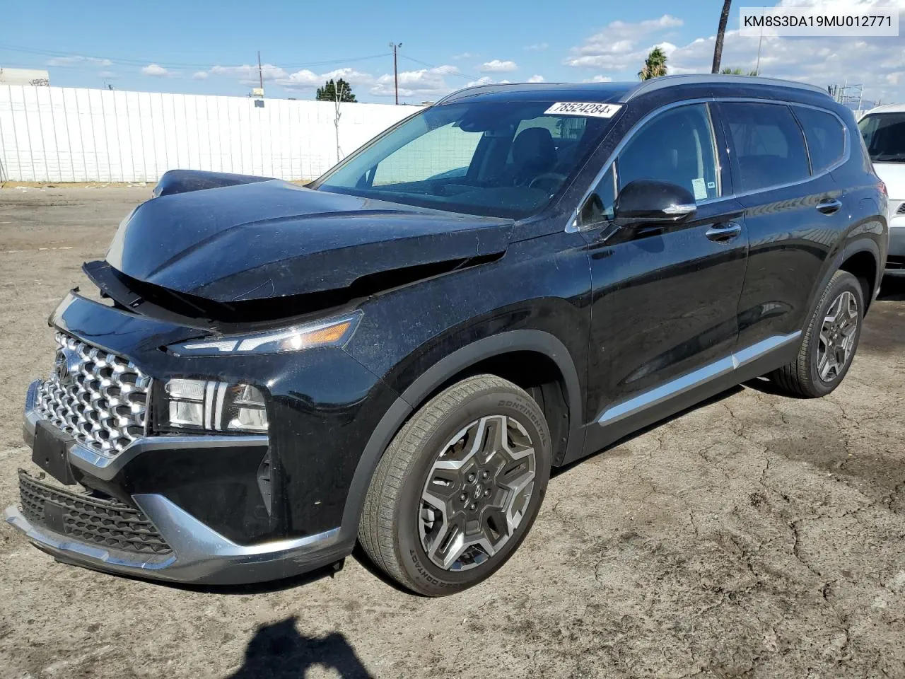 2021 Hyundai Santa Fe Sel Premium VIN: KM8S3DA19MU012771 Lot: 78524284