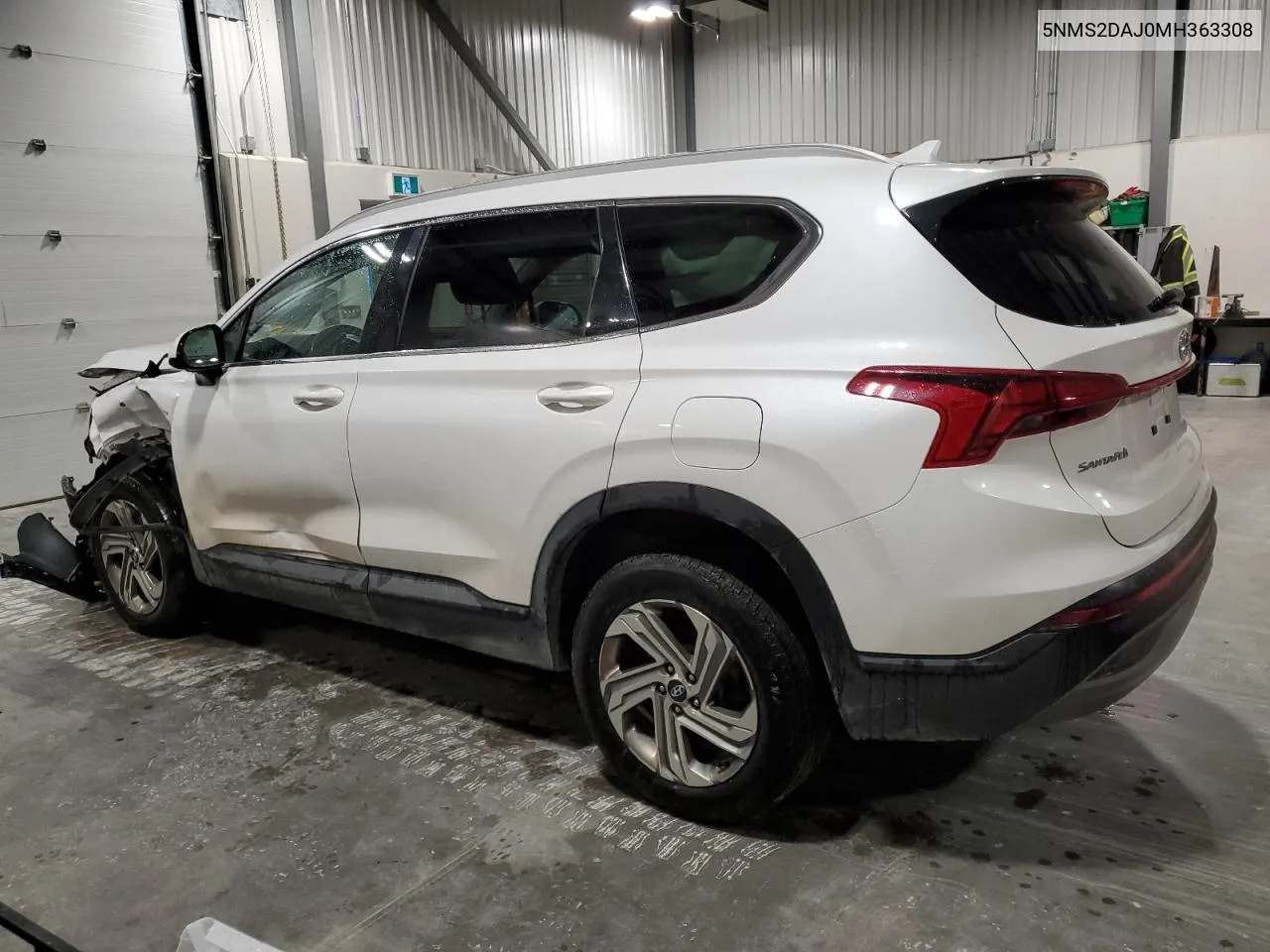 2021 Hyundai Santa Fe Sel VIN: 5NMS2DAJ0MH363308 Lot: 79230484