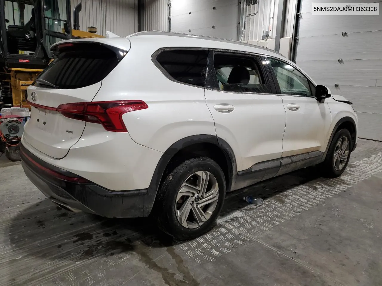 2021 Hyundai Santa Fe Sel VIN: 5NMS2DAJ0MH363308 Lot: 79230484