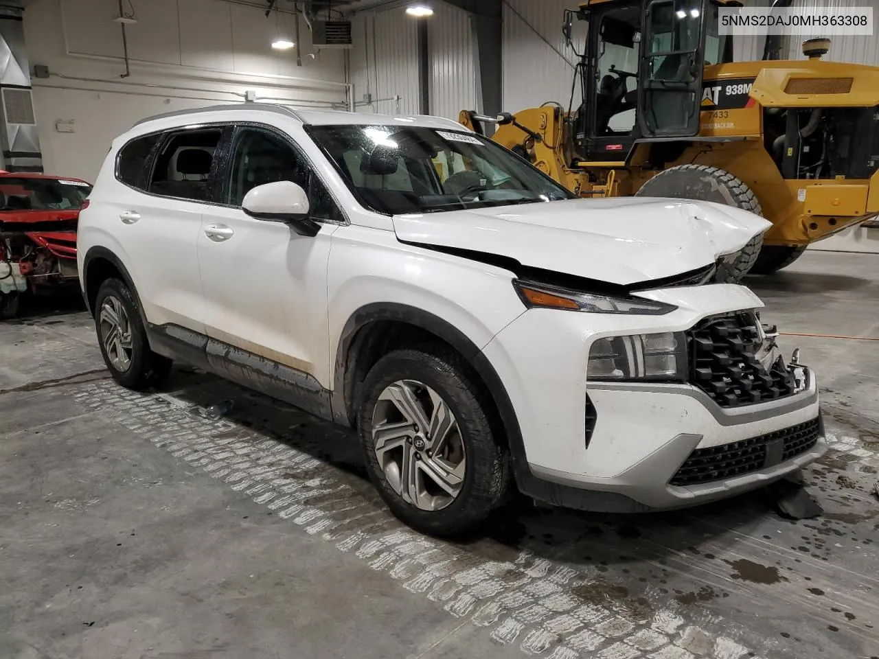 2021 Hyundai Santa Fe Sel VIN: 5NMS2DAJ0MH363308 Lot: 79230484