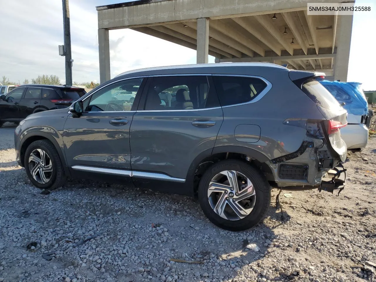 2021 Hyundai Santa Fe Sel VIN: 5NMS34AJ0MH325588 Lot: 79509364