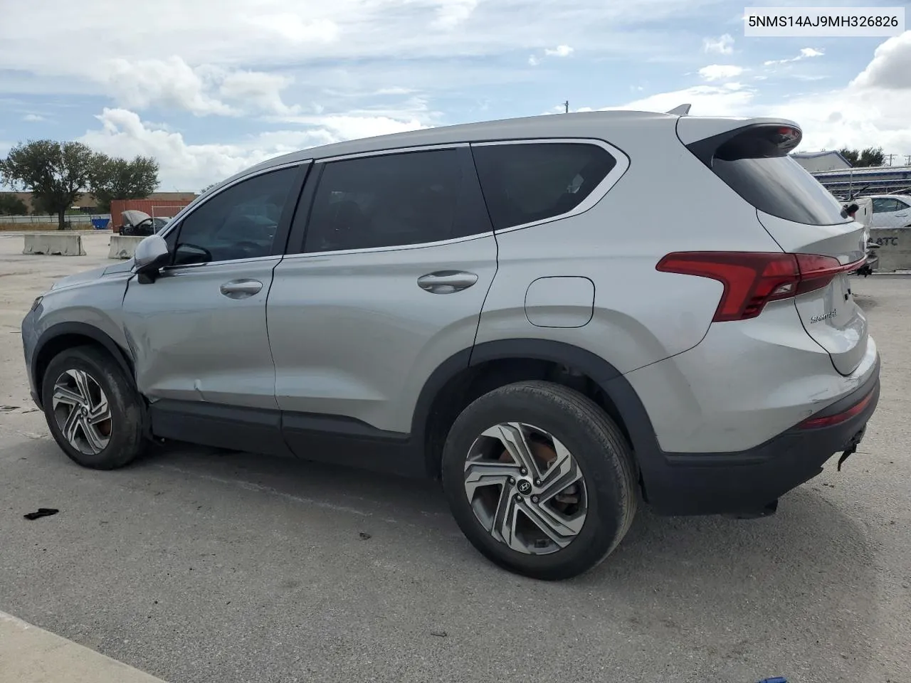 2021 Hyundai Santa Fe Se VIN: 5NMS14AJ9MH326826 Lot: 79890244