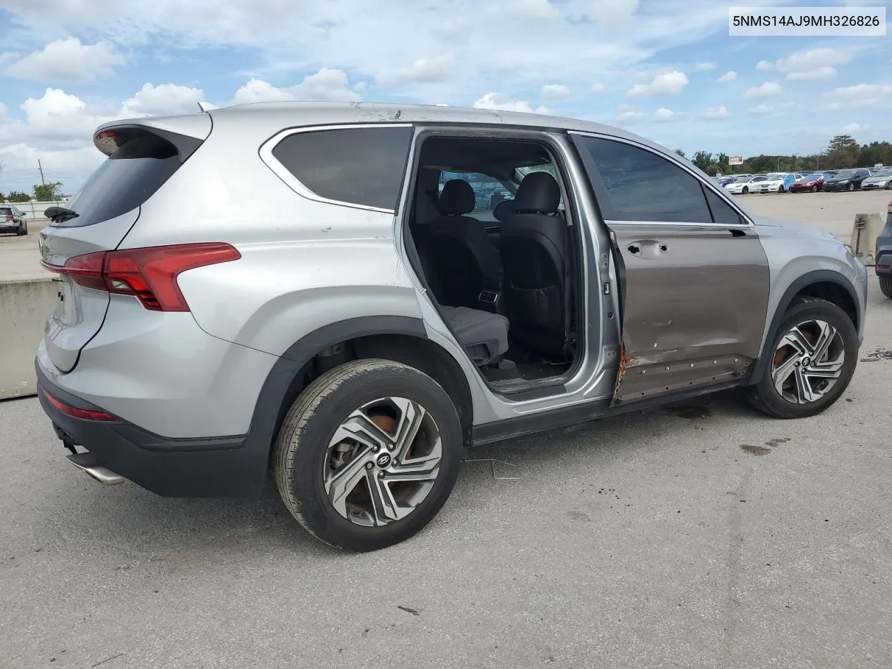 2021 Hyundai Santa Fe Se VIN: 5NMS14AJ9MH326826 Lot: 79890244