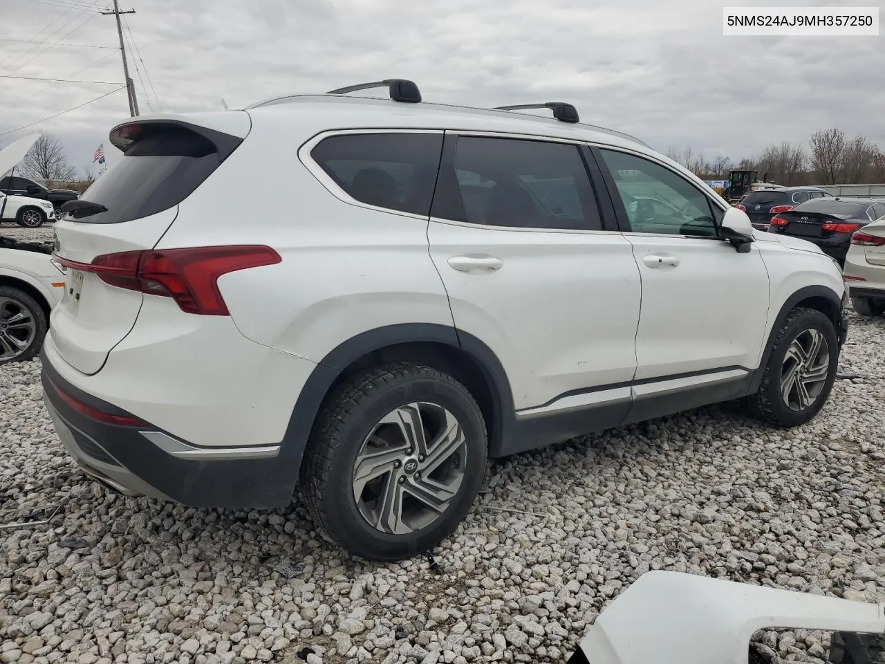 5NMS24AJ9MH357250 2021 Hyundai Santa Fe Sel