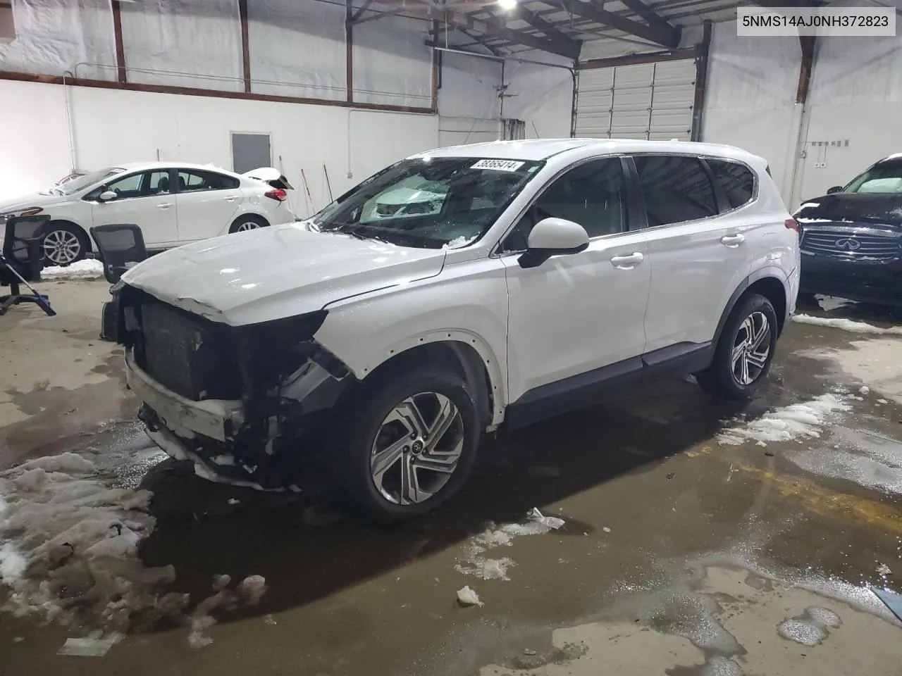 2022 Hyundai Santa Fe Se VIN: 5NMS14AJ0NH372823 Lot: 38365414