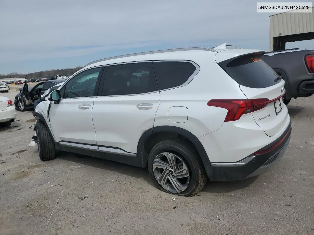 2022 Hyundai Santa Fe Sel VIN: 5NMS3DAJ2NH425628 Lot: 50242174