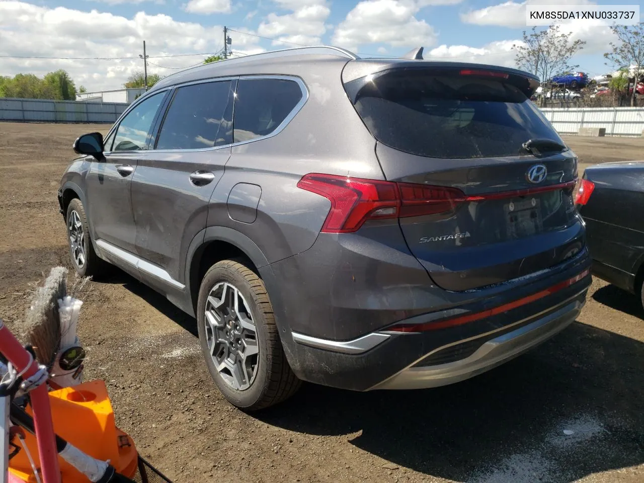 KM8S5DA1XNU033737 2022 Hyundai Santa Fe Limited