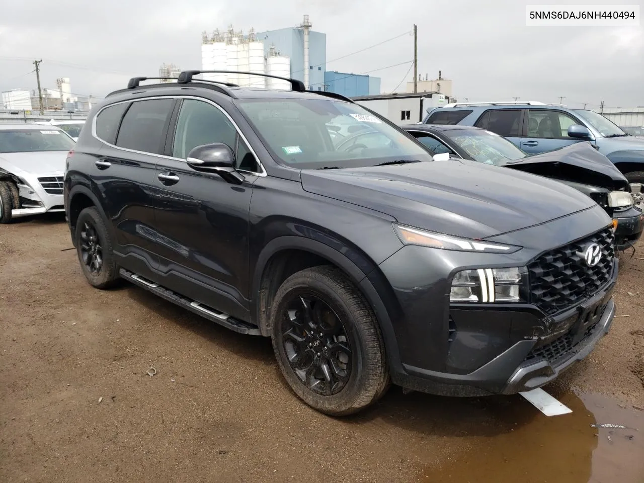 2022 Hyundai Santa Fe Sel VIN: 5NMS6DAJ6NH440494 Lot: 53982874