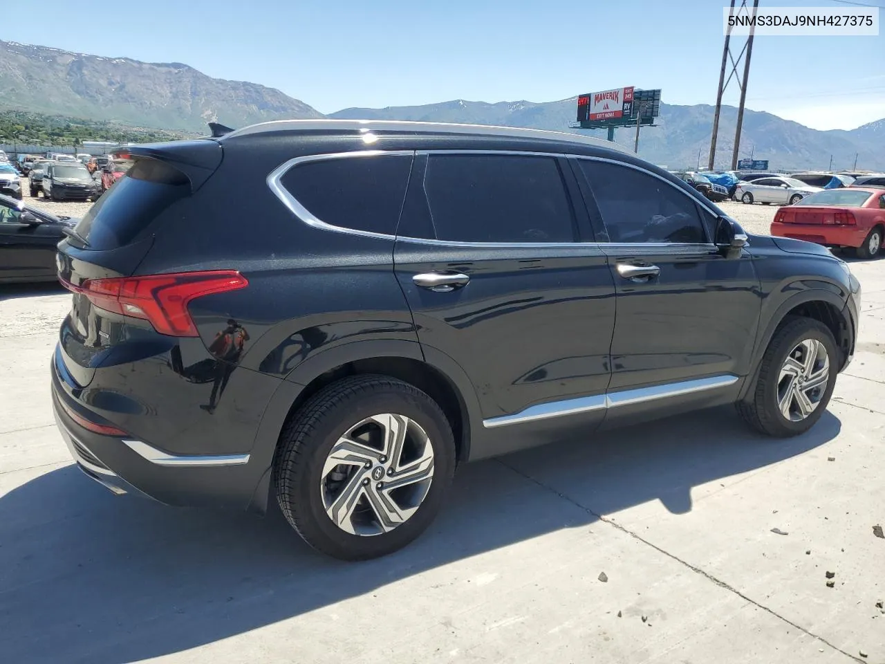 2022 Hyundai Santa Fe Sel VIN: 5NMS3DAJ9NH427375 Lot: 56915674