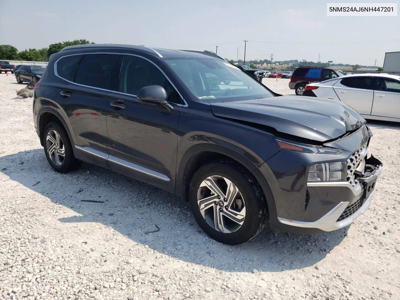 2022 Hyundai Santa Fe Sel VIN: 5NMS24AJ6NH447201 Lot: 57583354