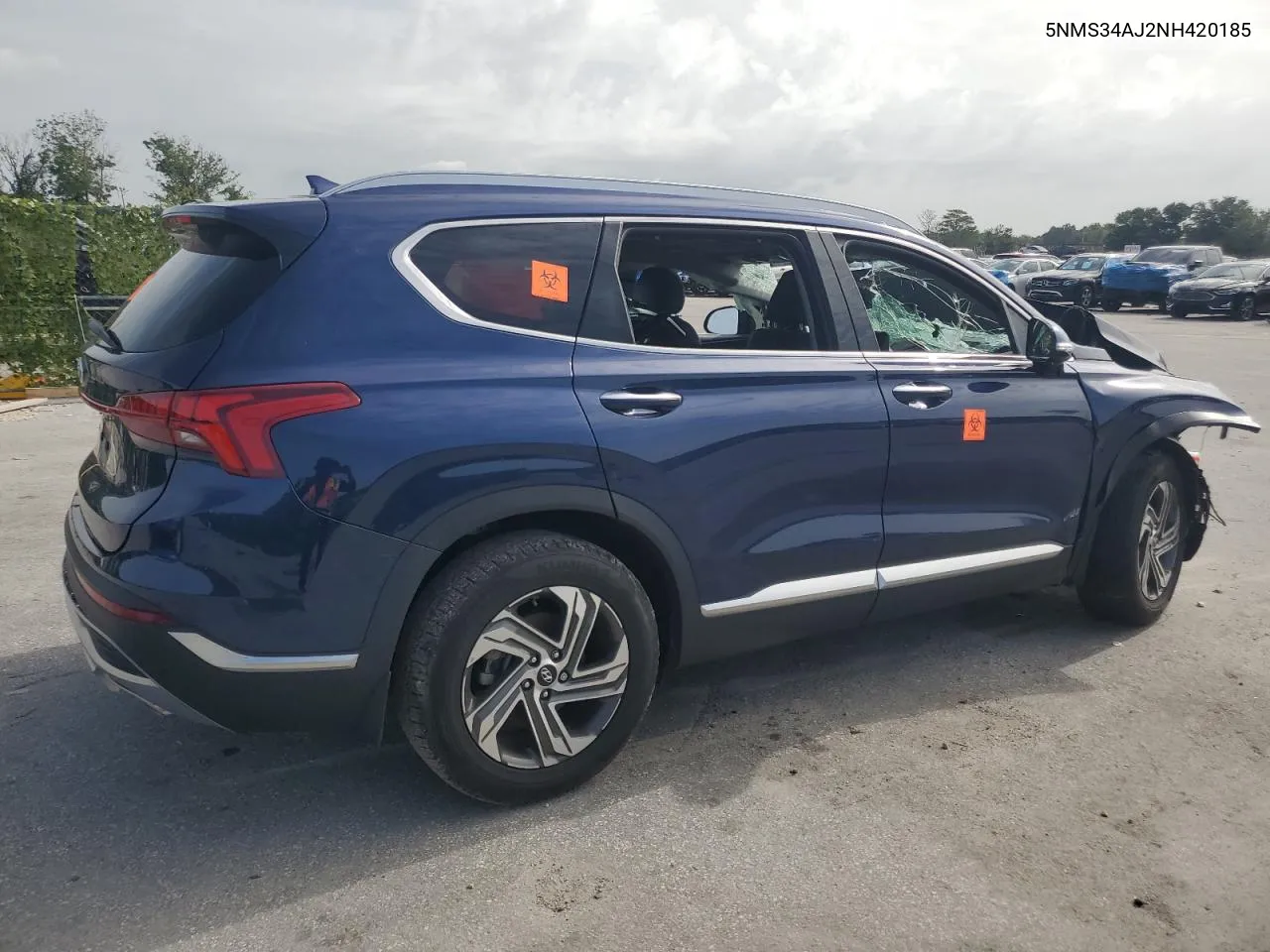 2022 Hyundai Santa Fe Sel VIN: 5NMS34AJ2NH420185 Lot: 60566994