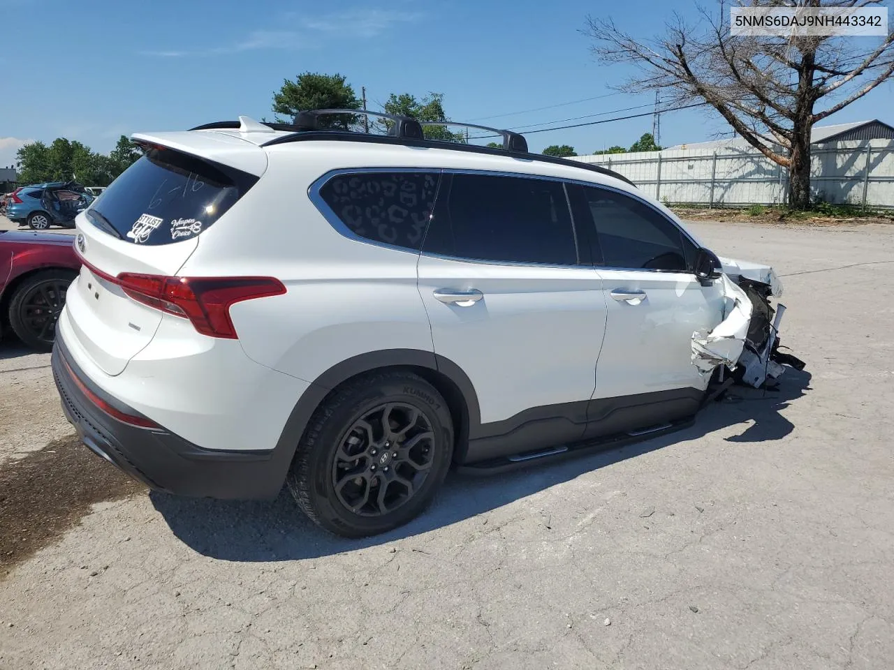 2022 Hyundai Santa Fe Sel VIN: 5NMS6DAJ9NH443342 Lot: 60748184