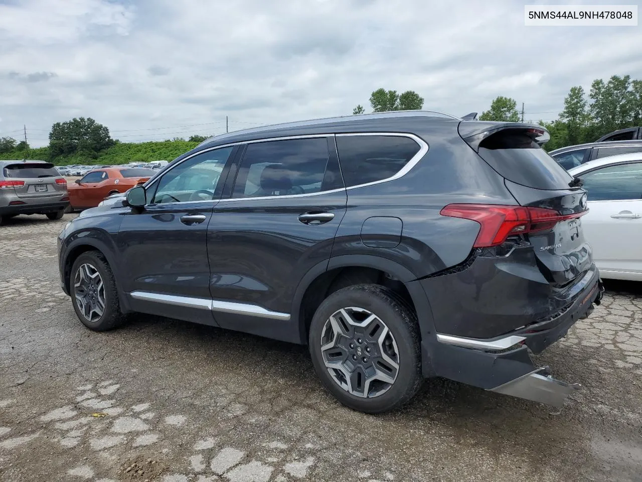 2022 Hyundai Santa Fe Limited VIN: 5NMS44AL9NH478048 Lot: 61551774