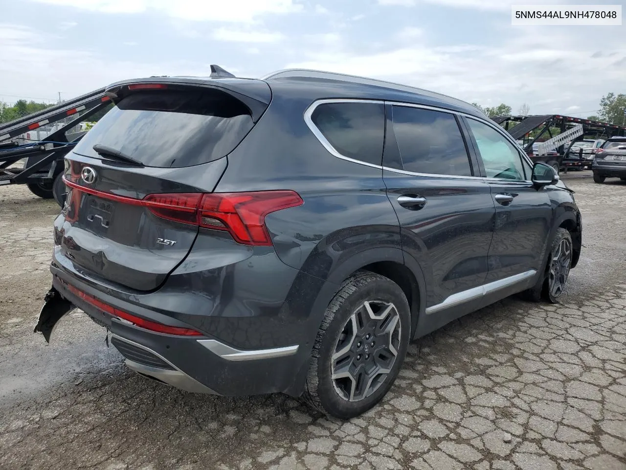 2022 Hyundai Santa Fe Limited VIN: 5NMS44AL9NH478048 Lot: 61551774