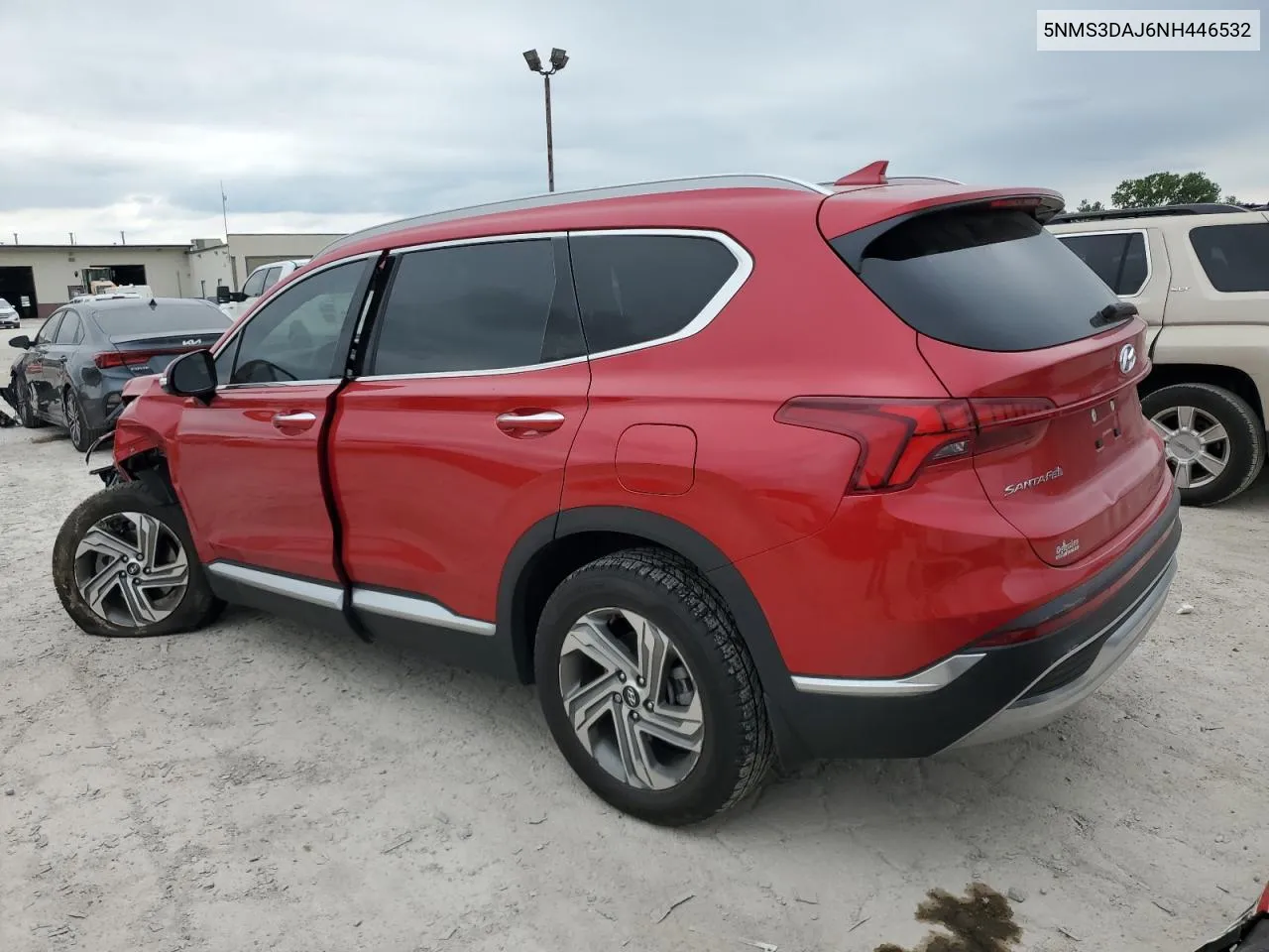 2022 Hyundai Santa Fe Sel VIN: 5NMS3DAJ6NH446532 Lot: 61561274