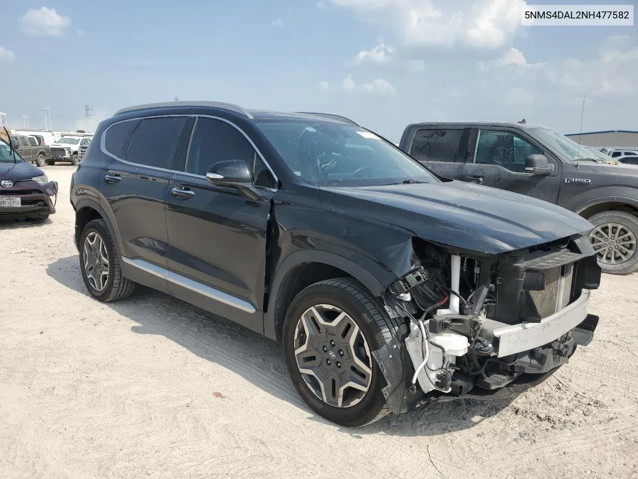 2022 Hyundai Santa Fe Limited VIN: 5NMS4DAL2NH477582 Lot: 61731864